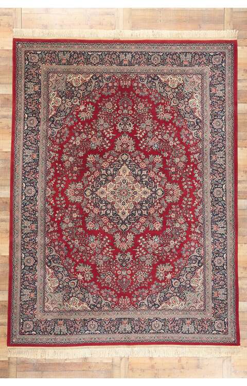 9 x 12 Vintage Pakistani Kerman Rug 78555