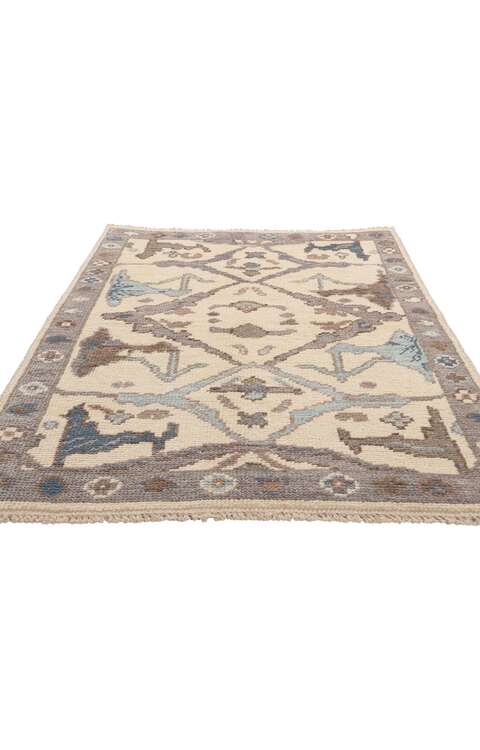 3 x 6 Small Modern Oushak Rug 80998