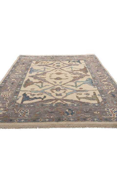 4 x 6 Modern Oushak Rug 80997