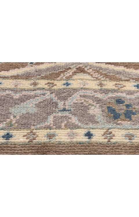 4 x 7 Brown Modern Oushak Rug 81003