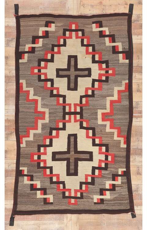 6 x 9 Antique Ganado Navajo Rug 78563
