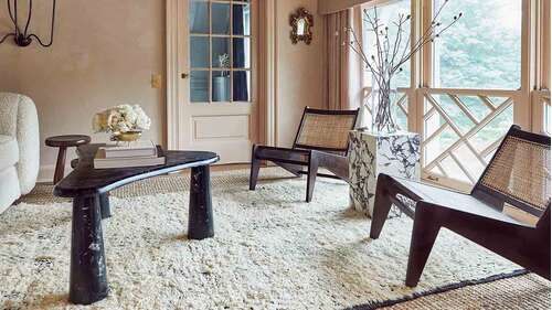 Vintage Rugs Minimalist Interior Design