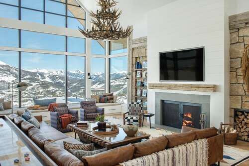 Moroccan Rugs Modern Ski Lodge Chalet Design